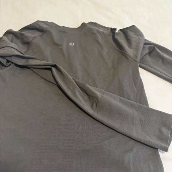 Lululemon Swiftly Tech Long-Sleeve Shirt 2.0 *Race Length Size 6 Grey Sage - Picture 10 of 12